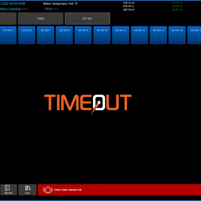 Timeout Restoran Otomasyonu