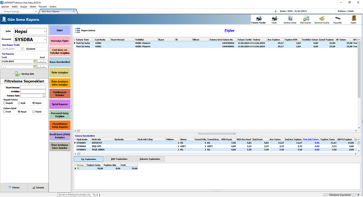Akınsoft  Hızlı Satış