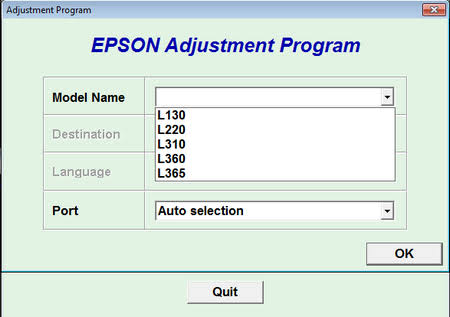 Epson reset yazılımı