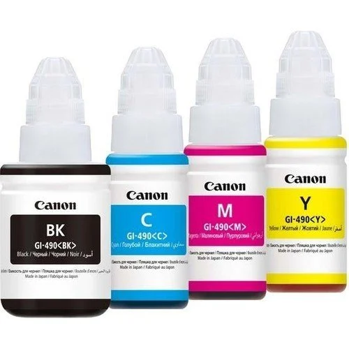 Canon Orginal Mürekkep G1400/G1410/G2400/G2410/G3416/G2411/G3400/G3415/G3410/G3411/G4400/G4410 GI 490 Yazıcılar için
